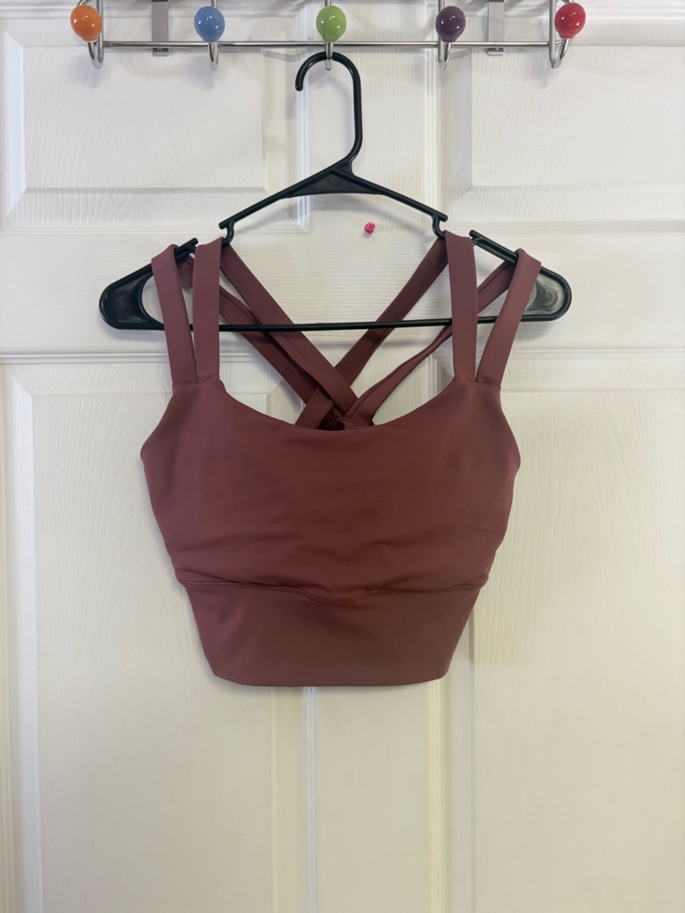 Senita Sierra Sports Bra - M - Dusty Rose